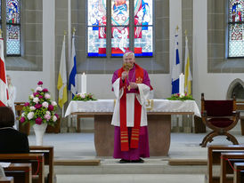 Bonifatiusandacht mit Weihbischof Prof. Dr. Karlheinz Diez in St. Crescentius (Foto: Karl-Franz Thiede)